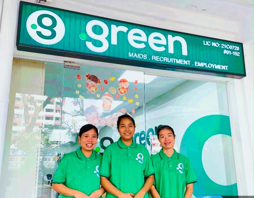 Green Employment office shopfront, EA Licence 21C0720, with the team outside